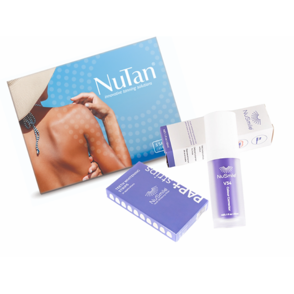 1 box of triple strength Nutan patches and v34 colour corrector bundle