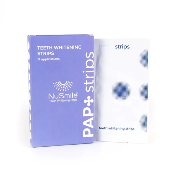 NuSmile Pap plus teeth whiteing strips
